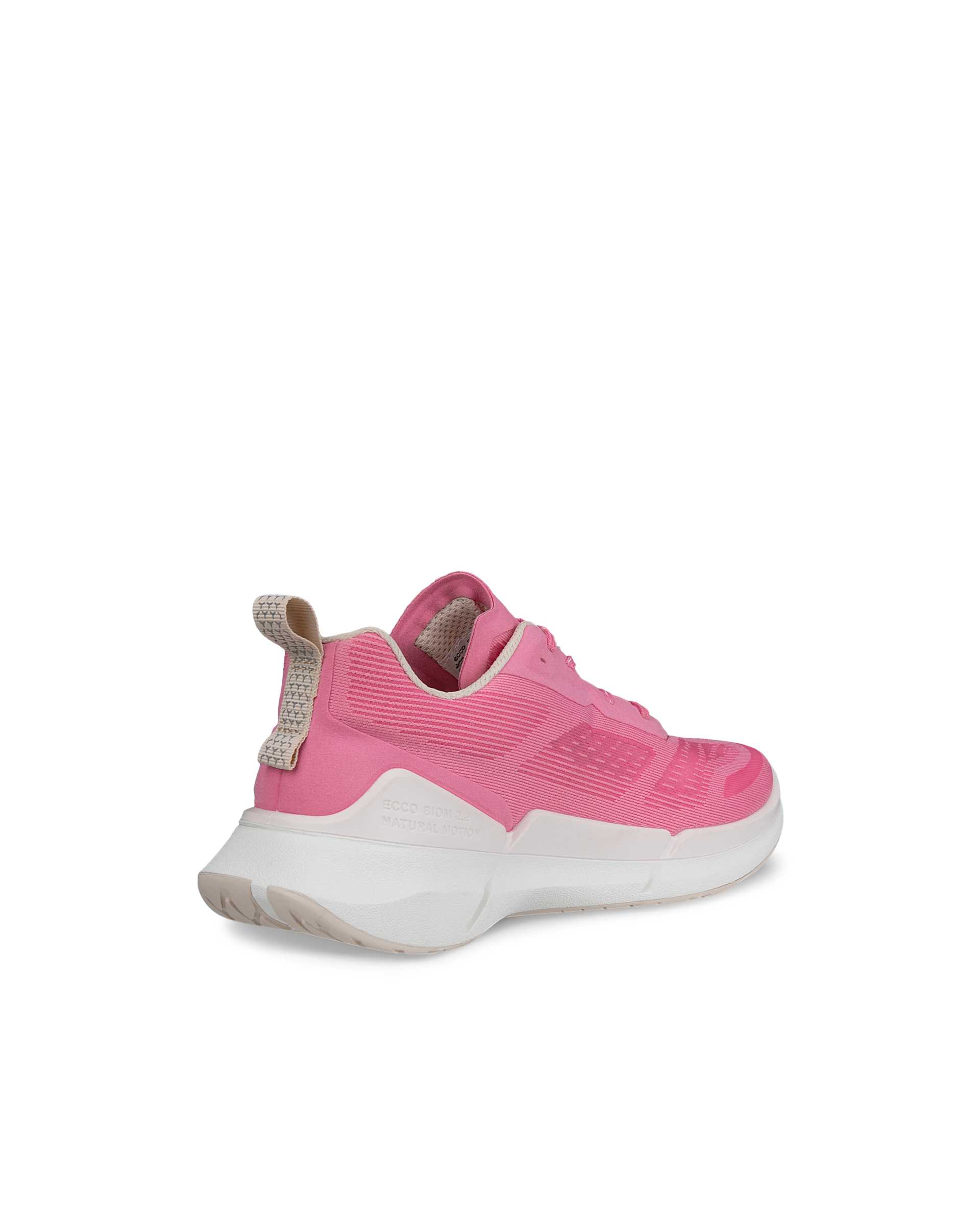 Women's ECCO® Biom 2.0 Low Breathru Textile Sneaker - Pink - Back