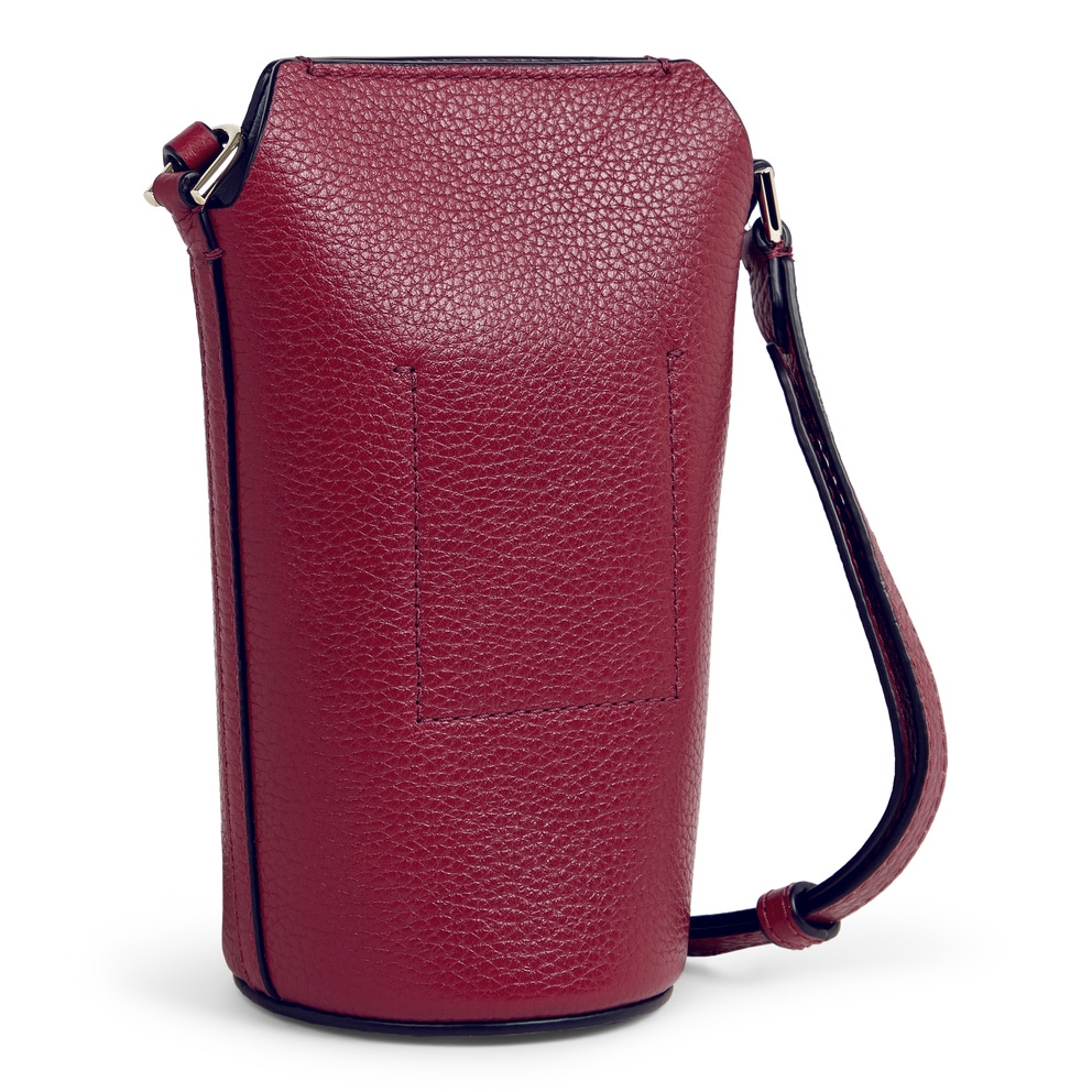 ECCO® Pot Leather Crossbody Bag - Red - Back