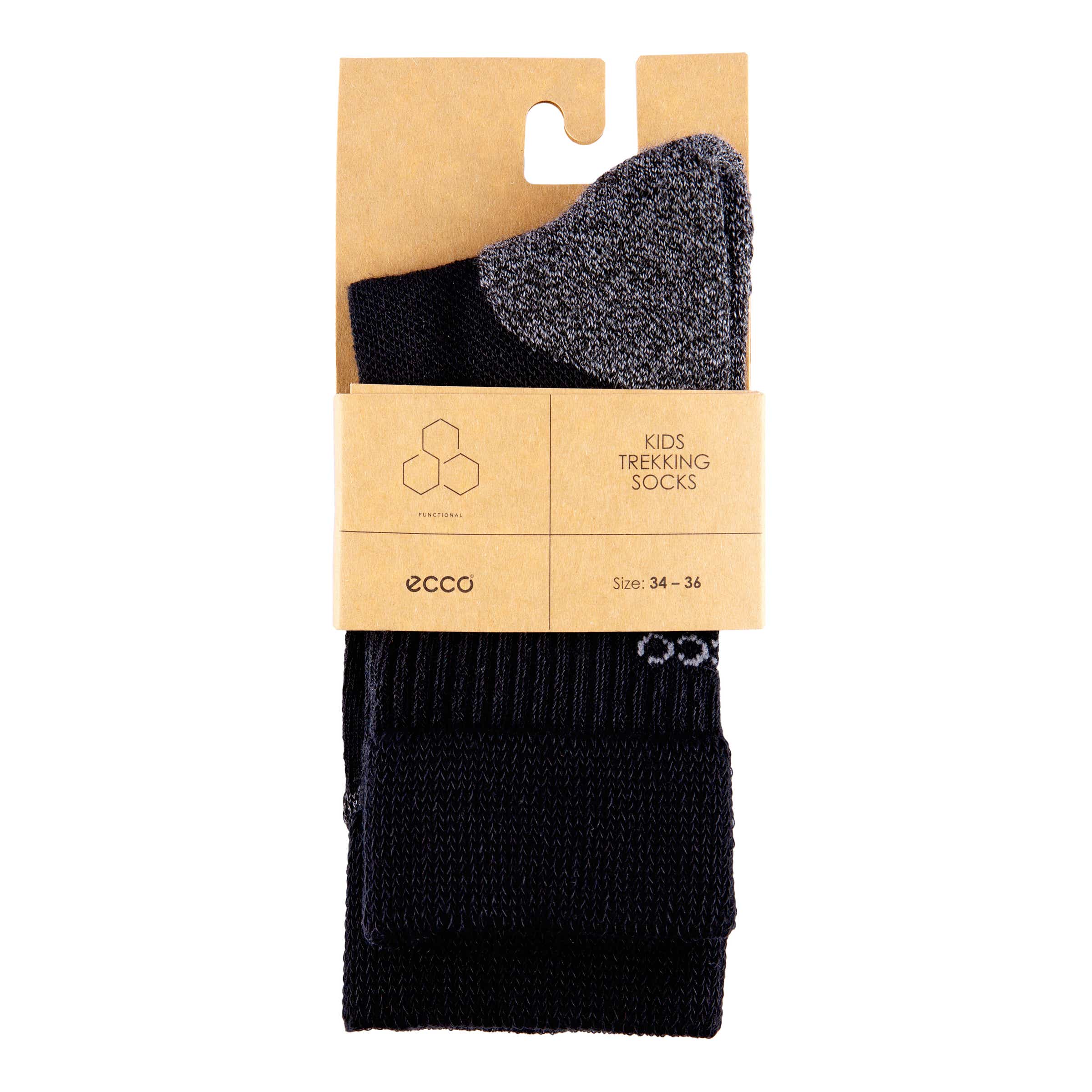Calcetines funcionales ECCO® unisex - Negro - Detail-1