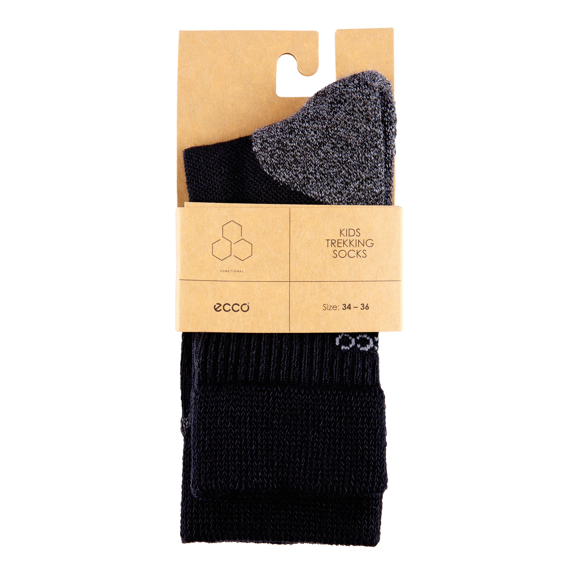 Calcetines funcionales ECCO® unisex - Negro - Detail-1