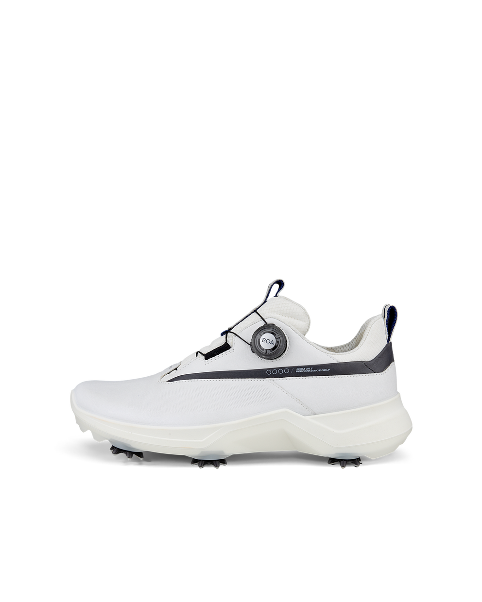 남성 ECCO Golf Biom G5 가죽 고어텍스 골프 스파이크 - White - Outside