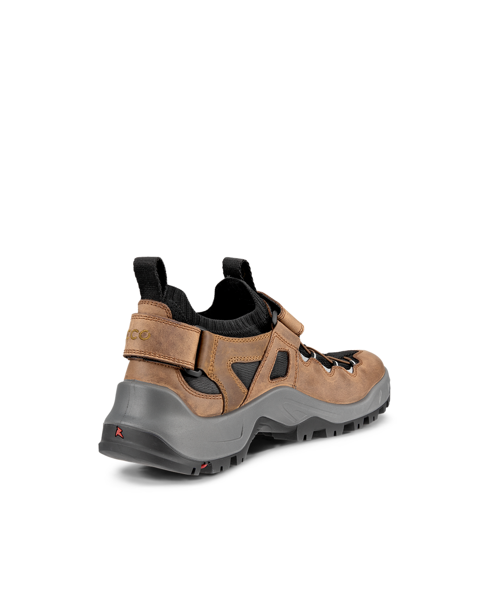 Men's ECCO® Offroad Nubuck Outdoor Shoe - Brown - Back