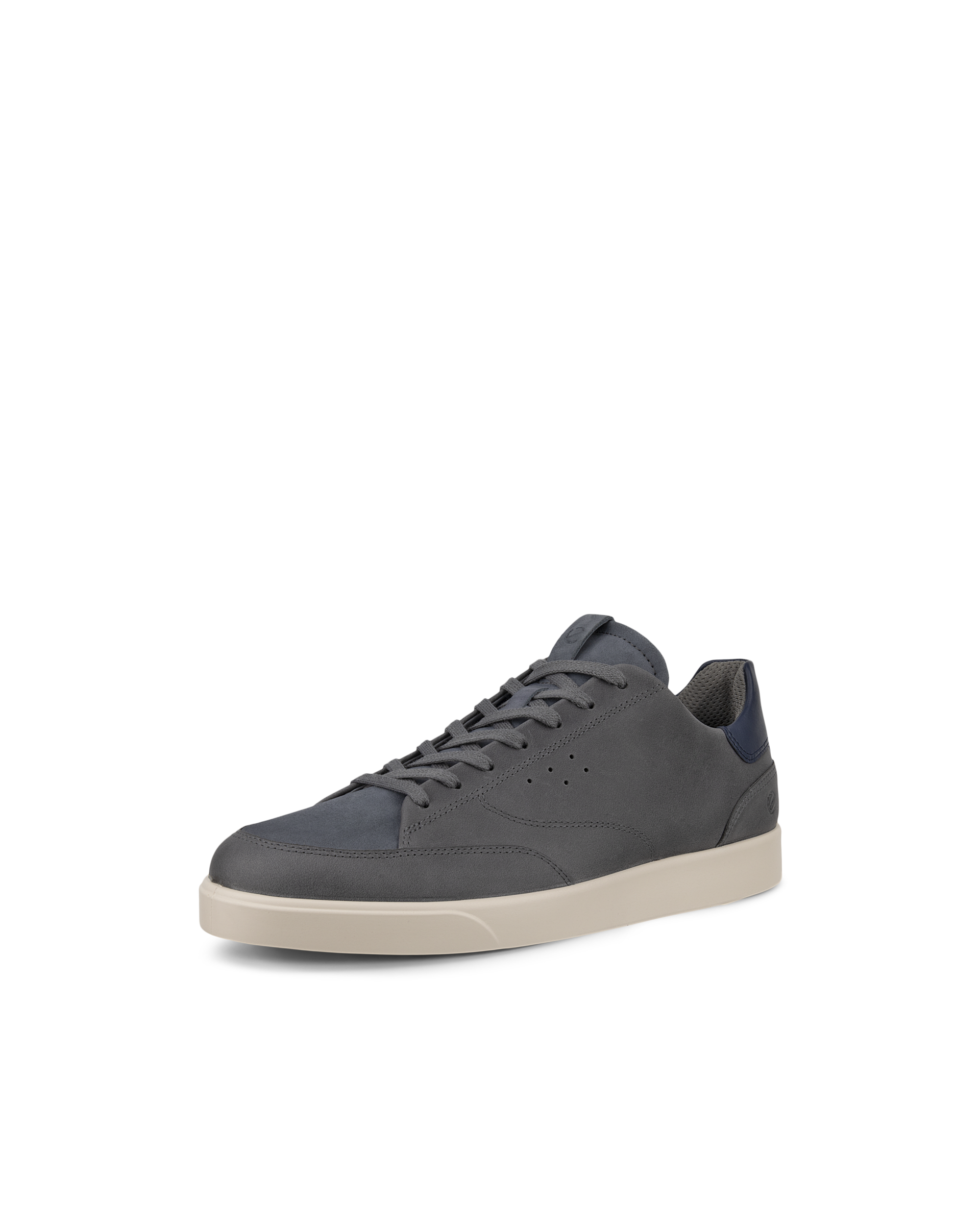 Men's ECCO® Street Lite Leather Sneaker - Grey - Main