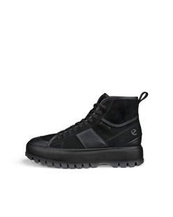 ECCO STREET ACE RUGGED MEN'S HIGH-TOP SNEAKER - Black - Outside