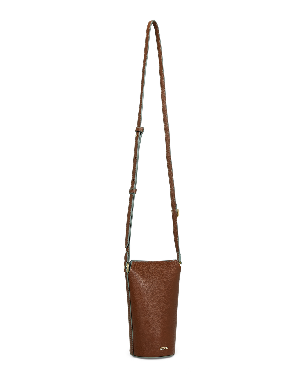 ECCO® Pot Pebbled sac bandoulière cuir - Brun - Main