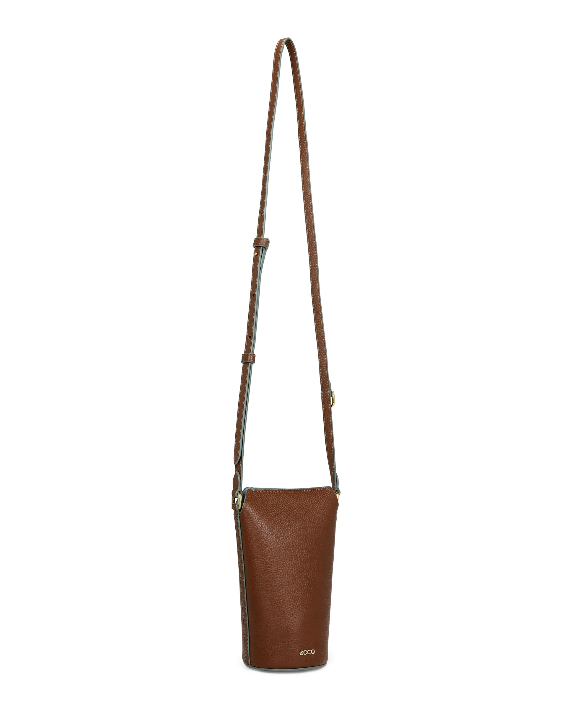 ECCO® Pot Pebbled sac bandoulière cuir - Brun - Main