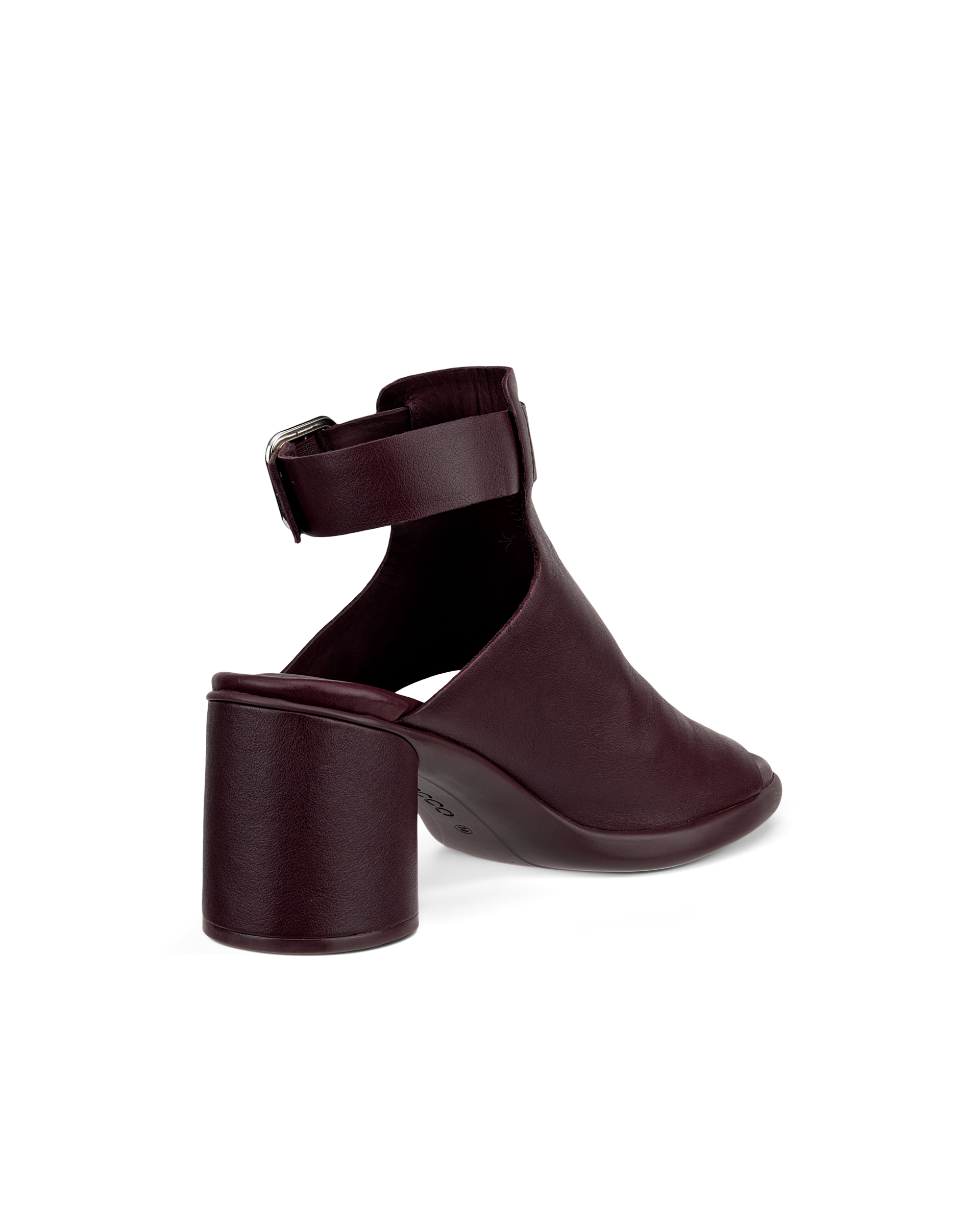 여성용 ECCO® Sculpted Sandal LX 55 가죽 힐 샌들 - Purple - Back