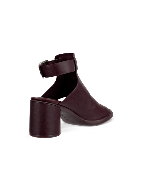 ECCO® Sculpted Sandal LX 55 nahast kontsaga sandaalid naistele - Purpurne - Back