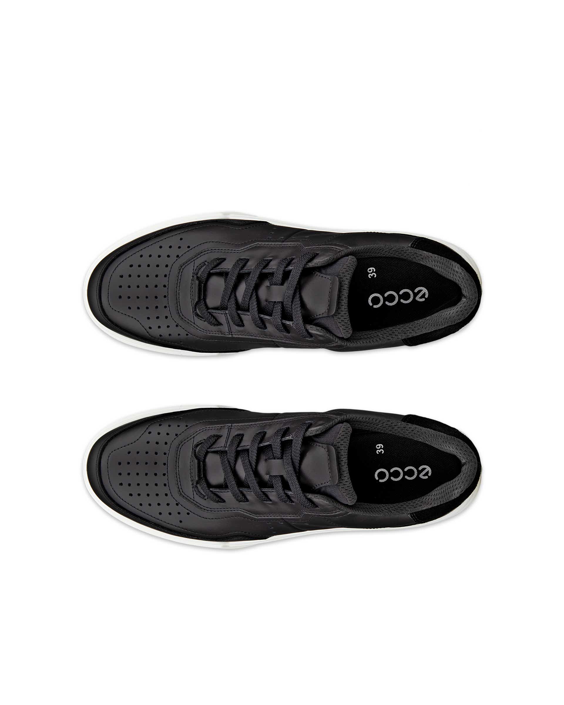 ECCO STREET COURT W LEA - Negro - Top left pair
