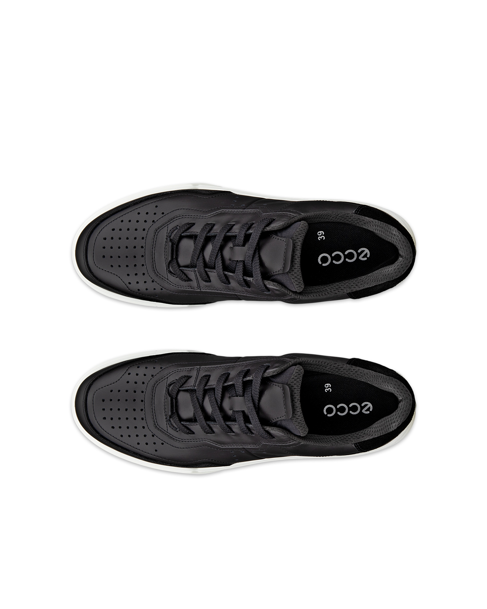ECCO STREET COURT W LEA - Negro - Top left pair