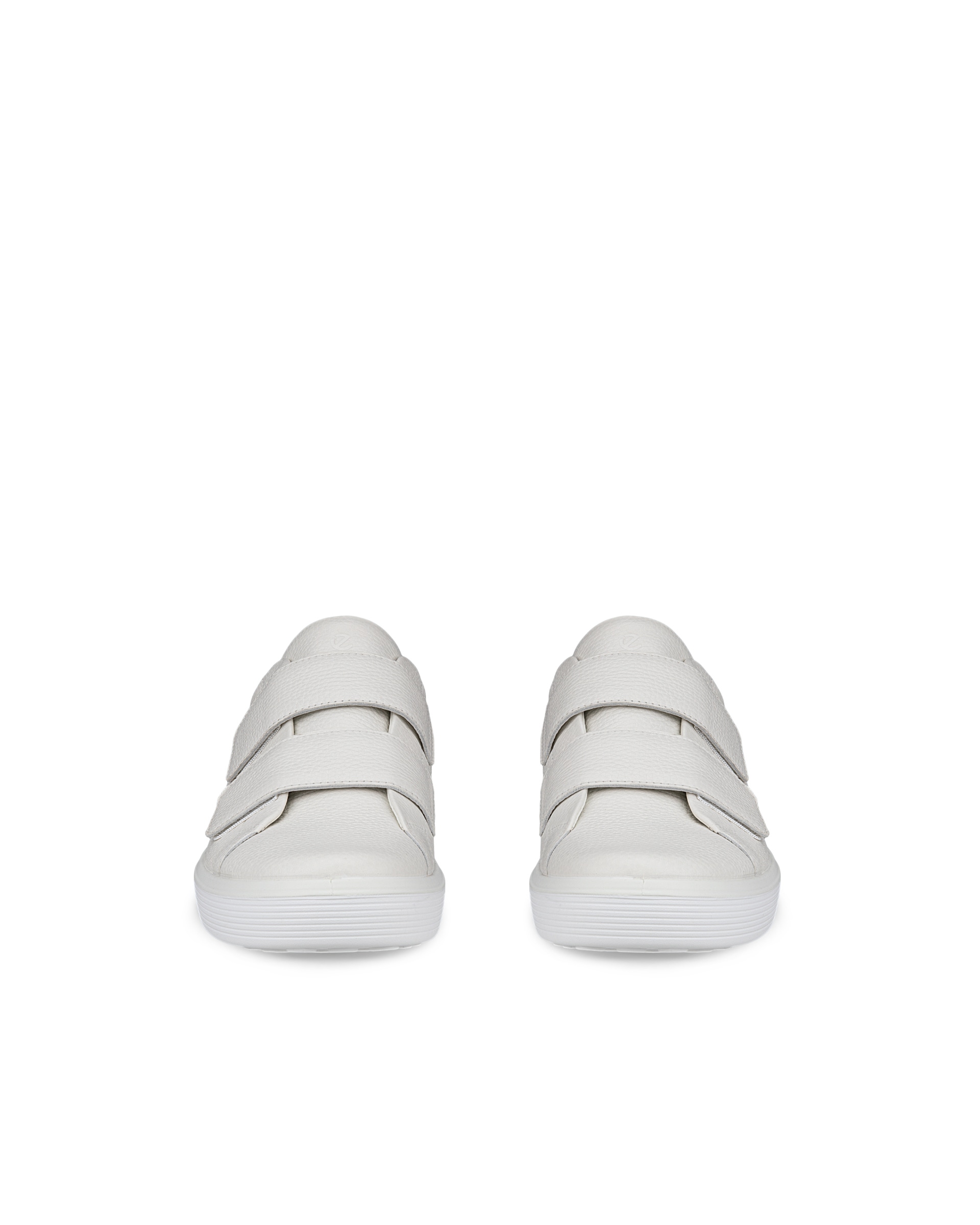 ECCO® Soft 60 baskets en cuir pour homme - Blanc - Front pair