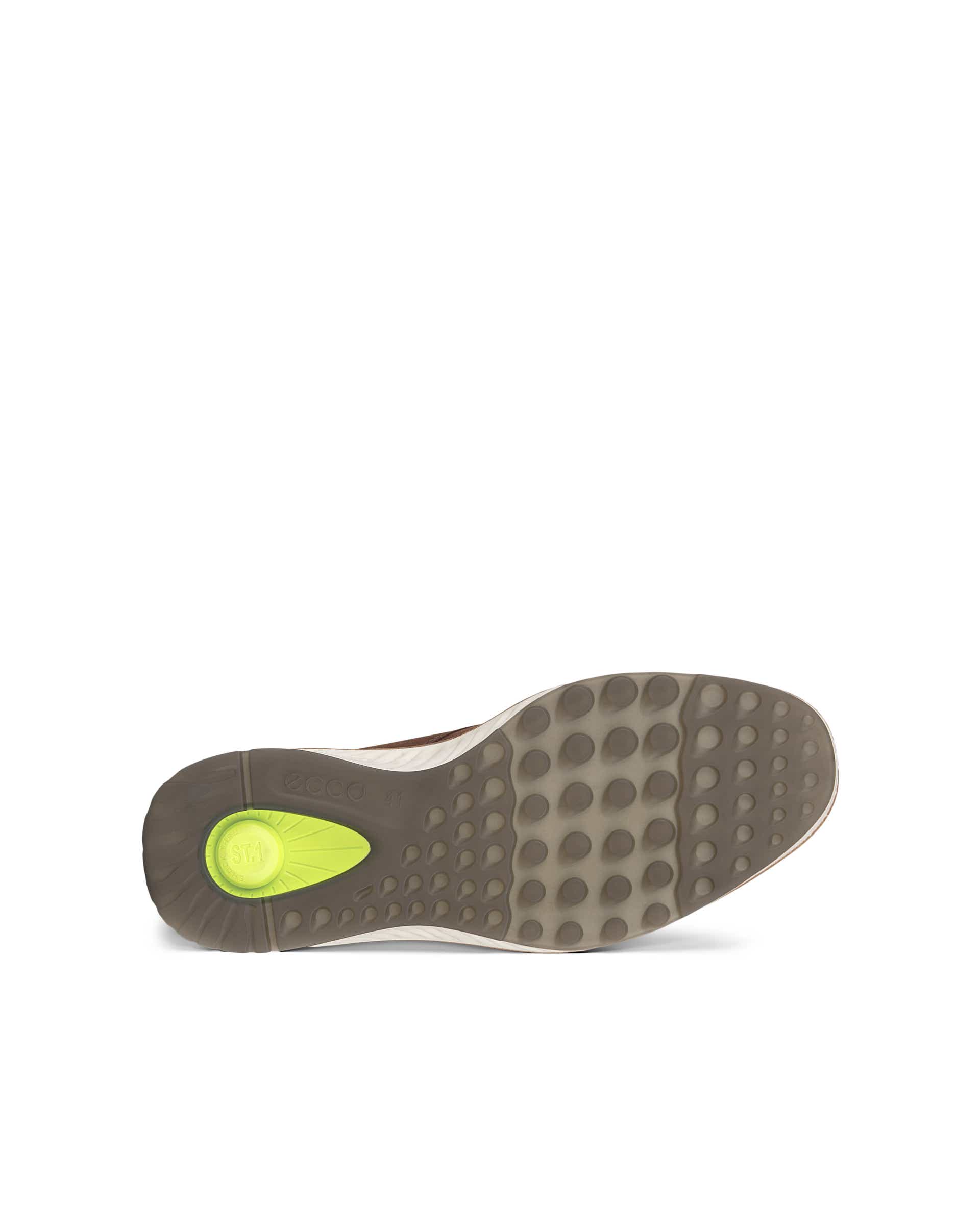 ECCO ST.1 Hybrid メンズ ヌバックダービーシューズ - 茶色 - Sole