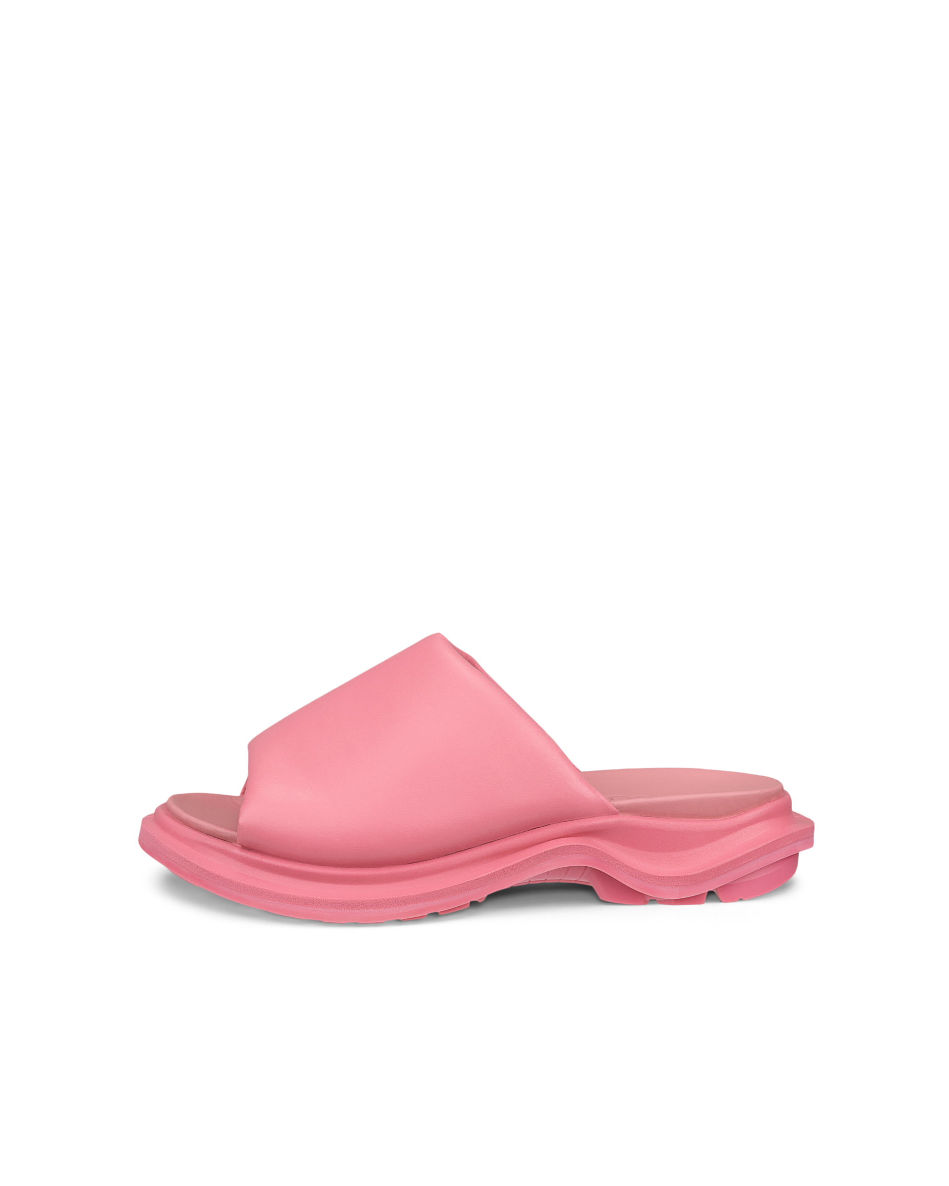 Women's ECCO® Offroad Leather Walking Sandal - Pink - Outside