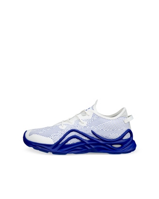 ECCO Biom Infinite baskets en toile pour hommes - Bleu - Outside