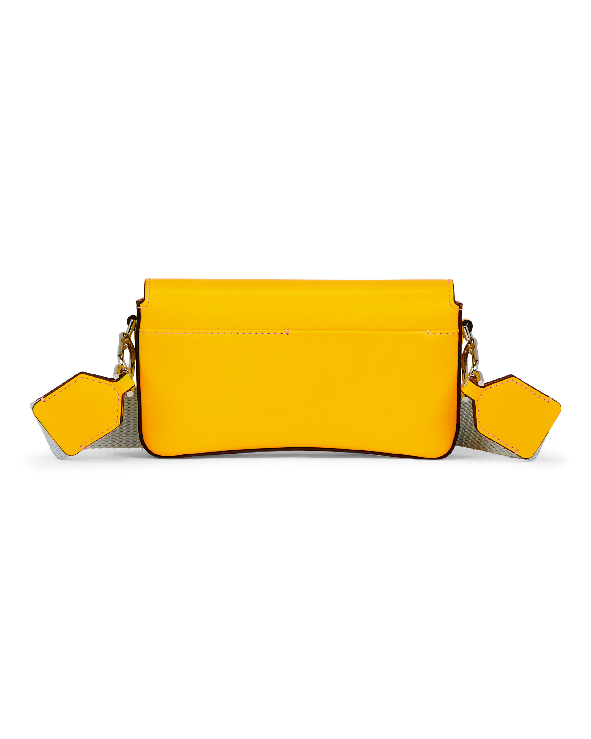 ECCO® Pinch Lock Wave sac bandoulière cuir - Jaune - Back