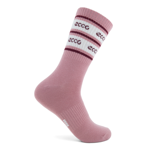 ECCO Retro Mid-cut 2-pack Quality Sports Socks - Pink - Detail-2