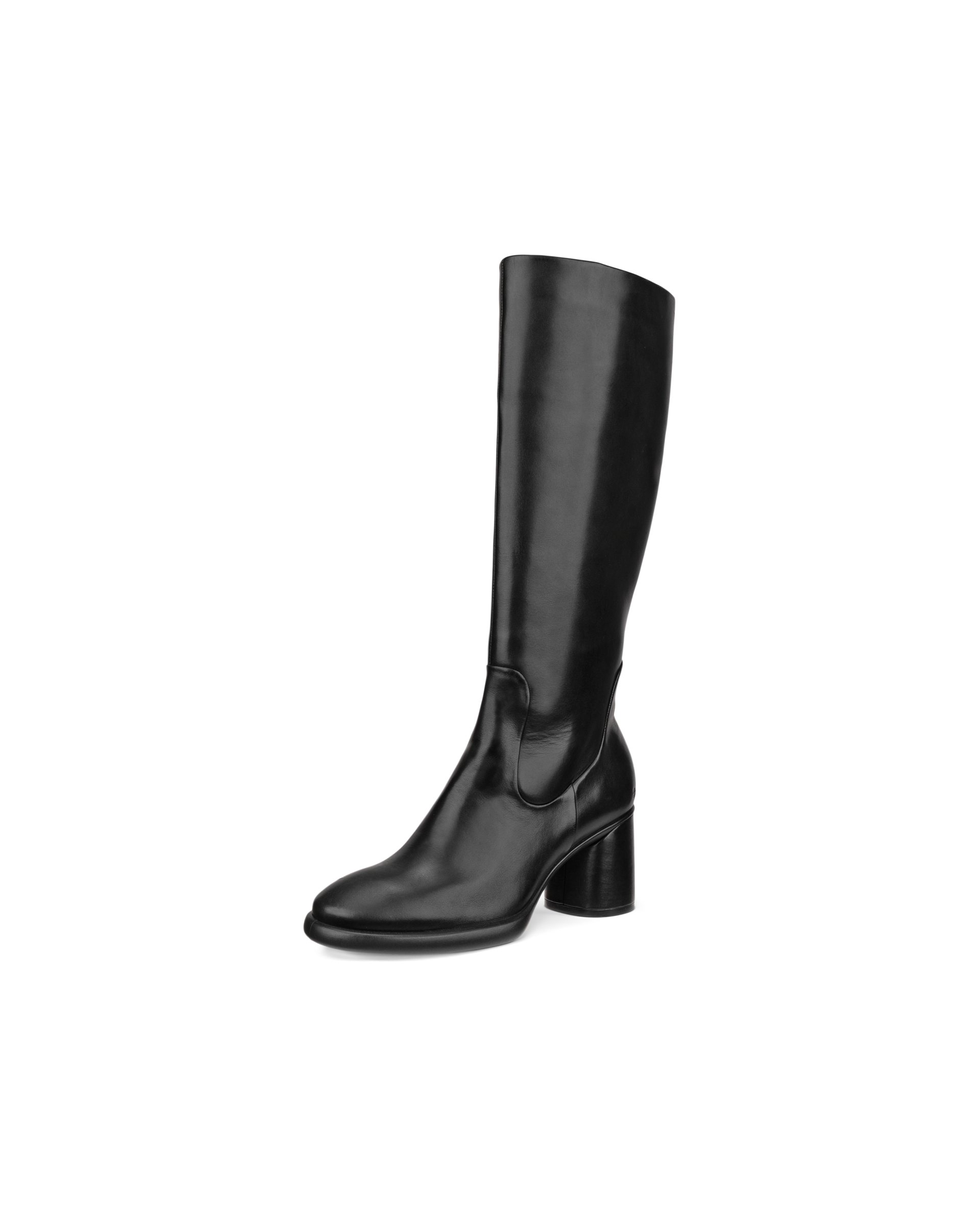 Women's ECCO® Sculpted LX 55 Leather High-Cut Boot - Black - Main