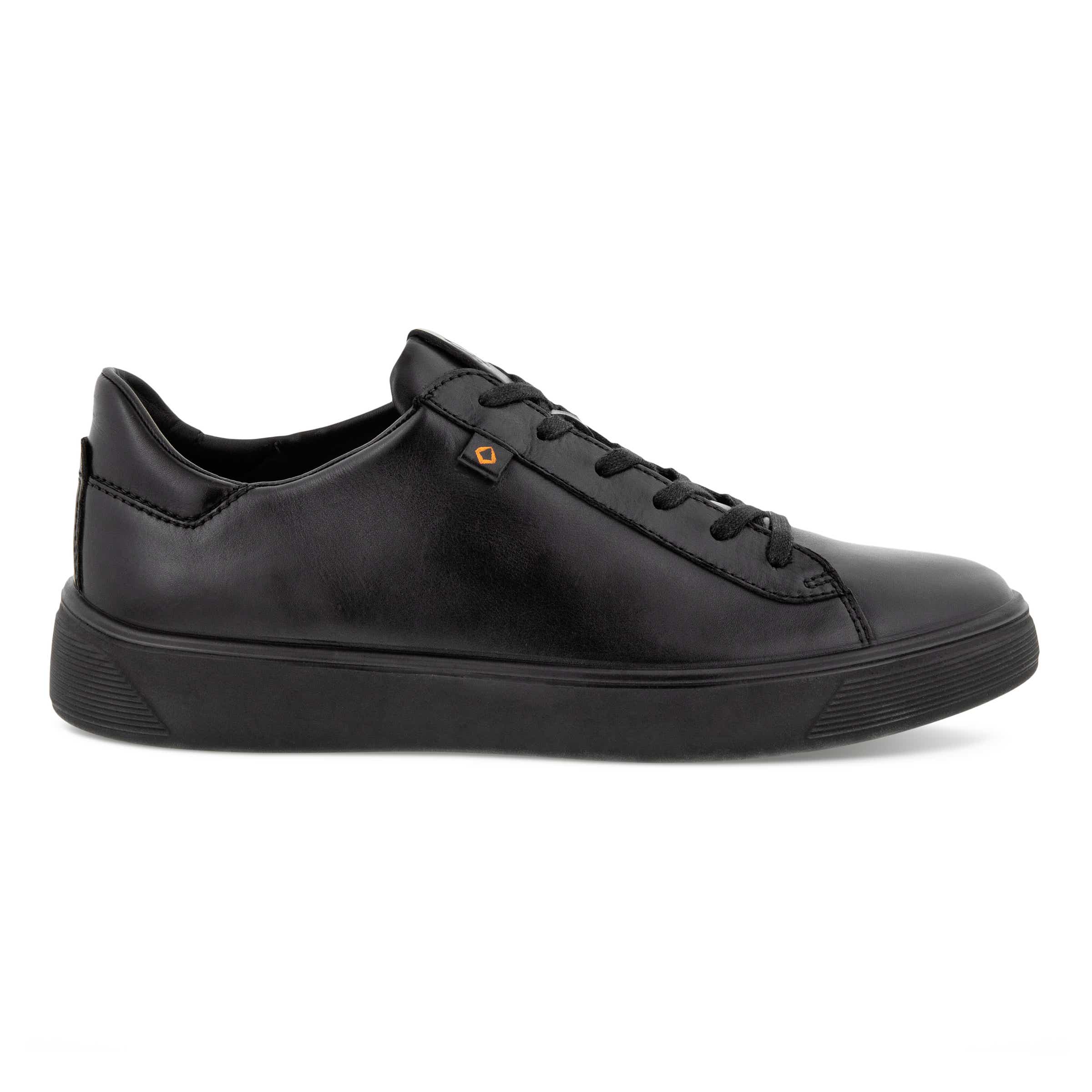 ECCO Street Tray Plus Men's Premium Sneaker - Black - Outside