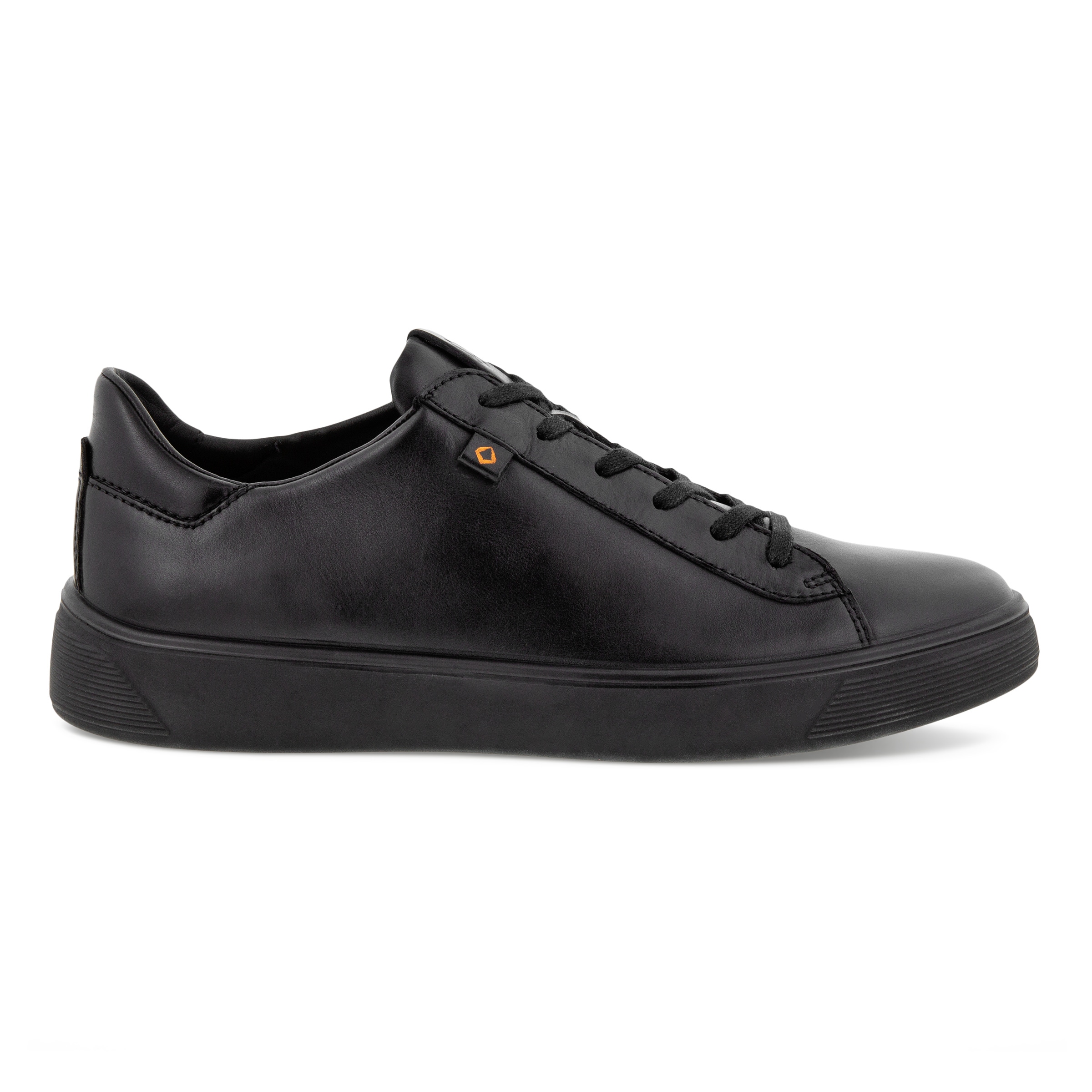 ECCO Street Tray Plus Men's Premium Sneaker - Black - Outside