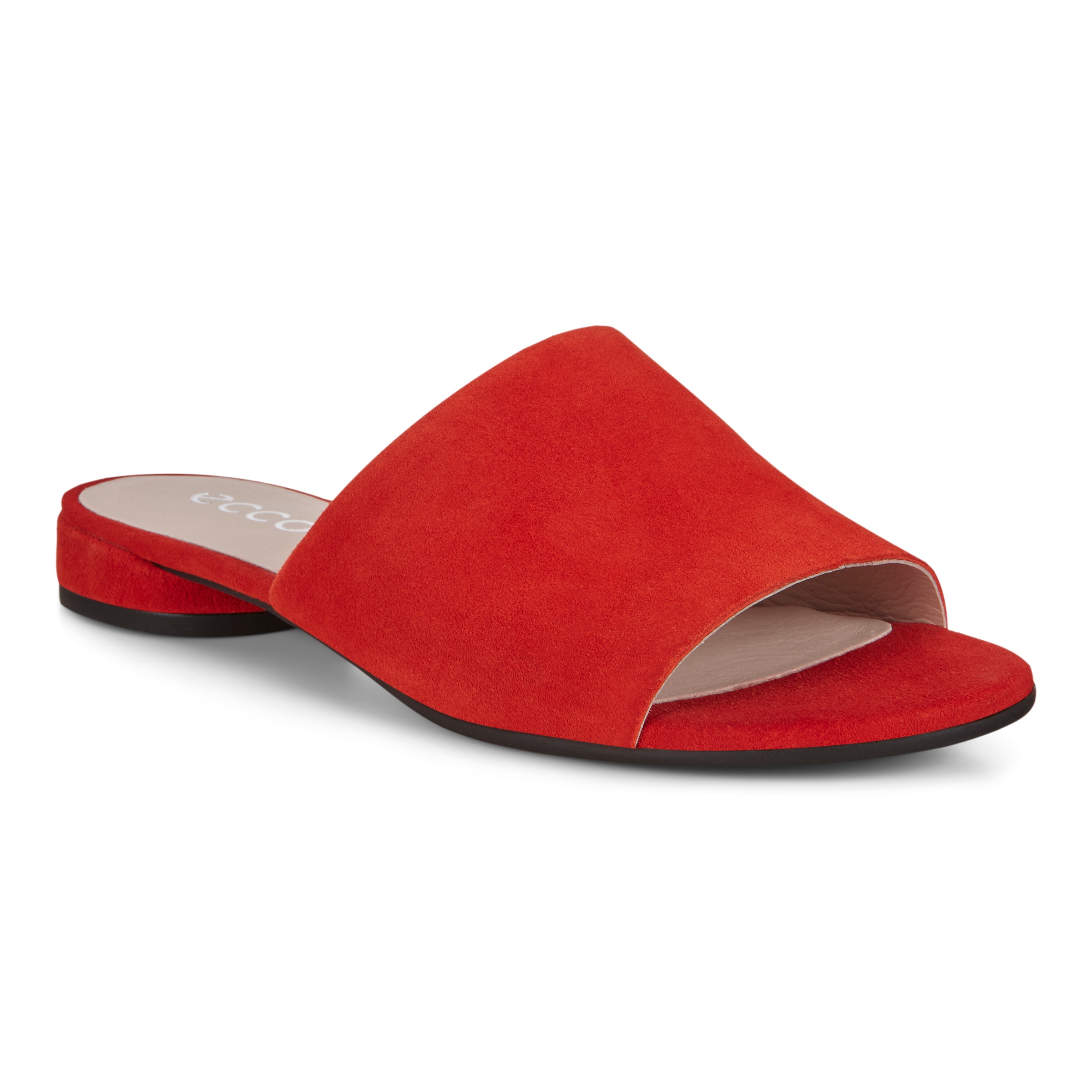 ECCO Women's Flat Slide Sandals II - Red - Main