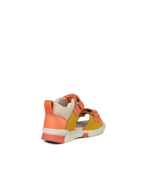 ECCO® Mini Stride nubukist sandaal lastele - Oranž - Back