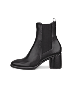 Women's ECCO® Sculpted LX 55 Leather Chelsea Boot Heel - Black - Outside