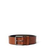 Men's ECCO® Casual Leather Belt - Brown - Main