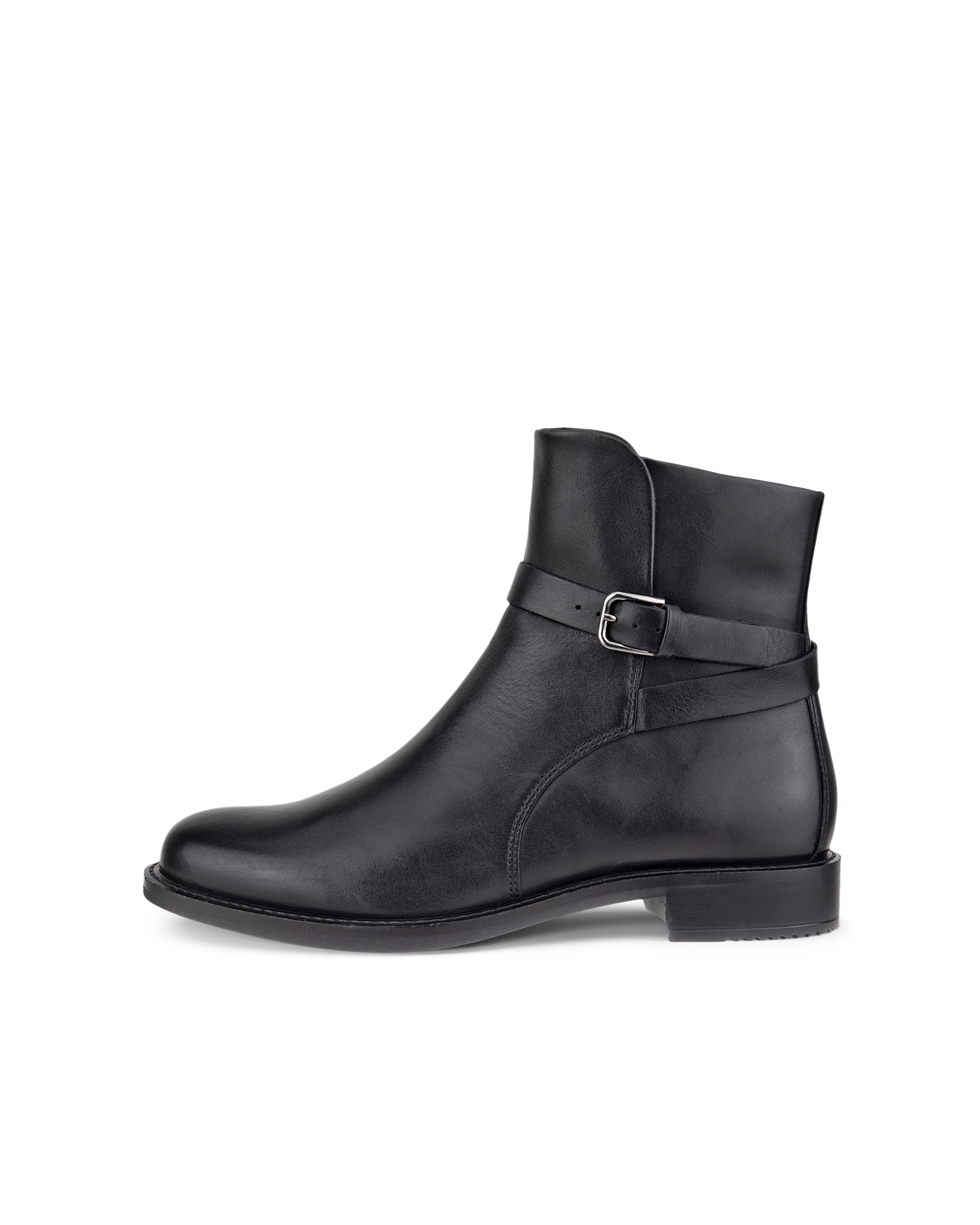 Women's ECCO® Sartorelle 25 Leather Mid-Cut Boot - Black - Outside