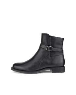 Women's ECCO® Sartorelle 25 Leather Mid-Cut Boot - Black - Outside