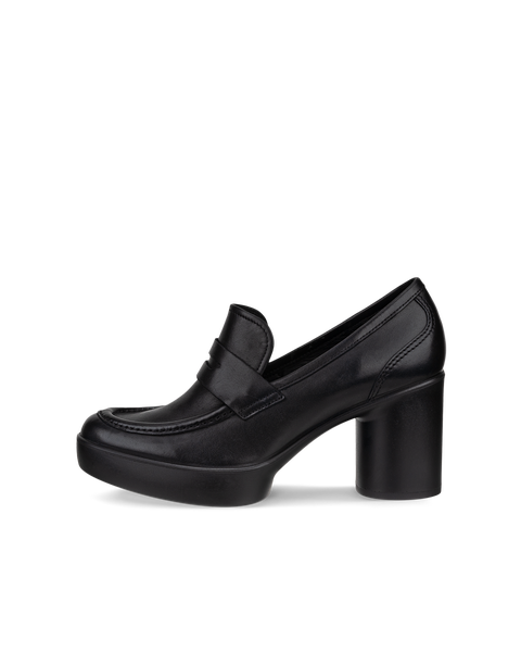 ECCO Shape Sculpted-motion 55 Womens Platform Loafers - Black - Outside