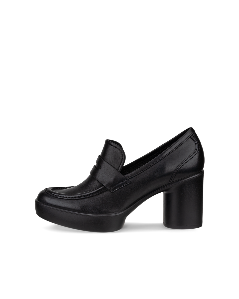 ECCO Shape Sculpted-motion 55 Womens Platform Loafers - Black - Outside