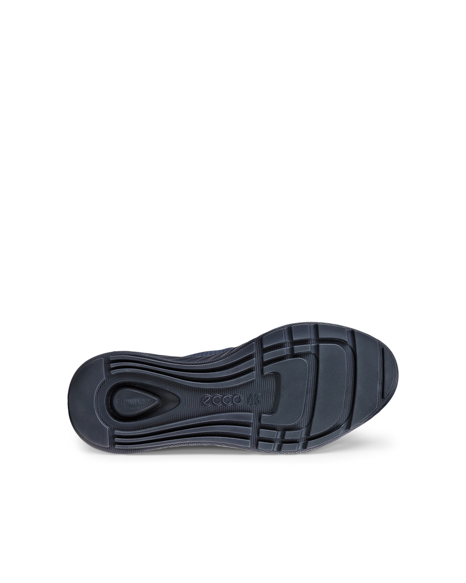 ECCO ATH 1F メンズ ヌバックスニーカー | Blue
