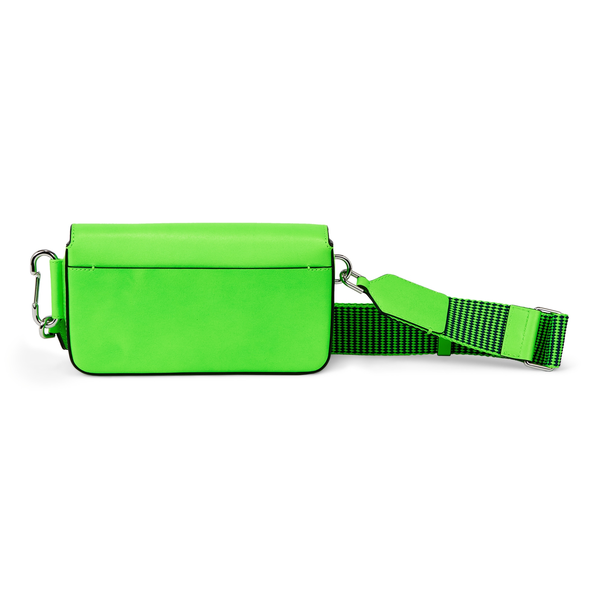 ECCO® E Phone Stack Padded Leather Phone Bag - Green - Back