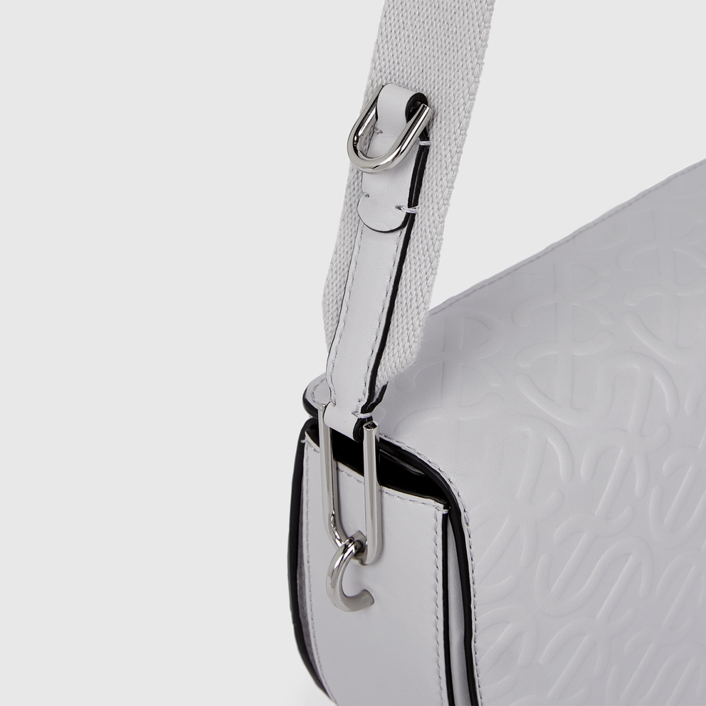 ECCO® Wave Leather Saddle Bag - Grey - Detail-1