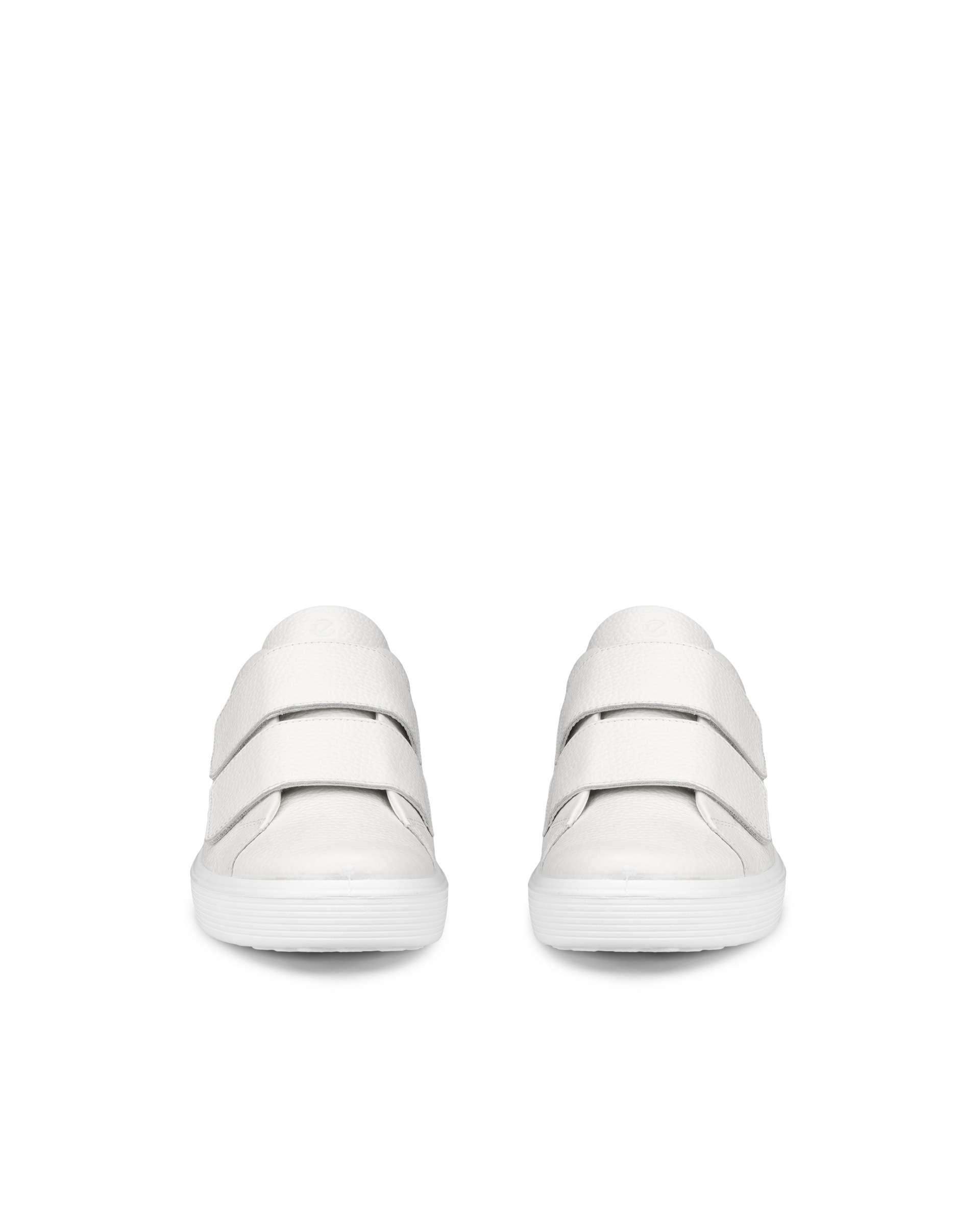 Zapatillas de piel ECCO® Soft 60 para mujer - Blanco - Front pair