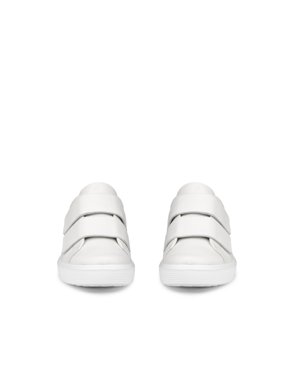 Zapatillas de piel ECCO® Soft 60 para mujer - Blanco - Front pair