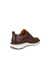 Men's ECCO® ST.1 Hybrid Leather Brogue Shoe - Brown - Back