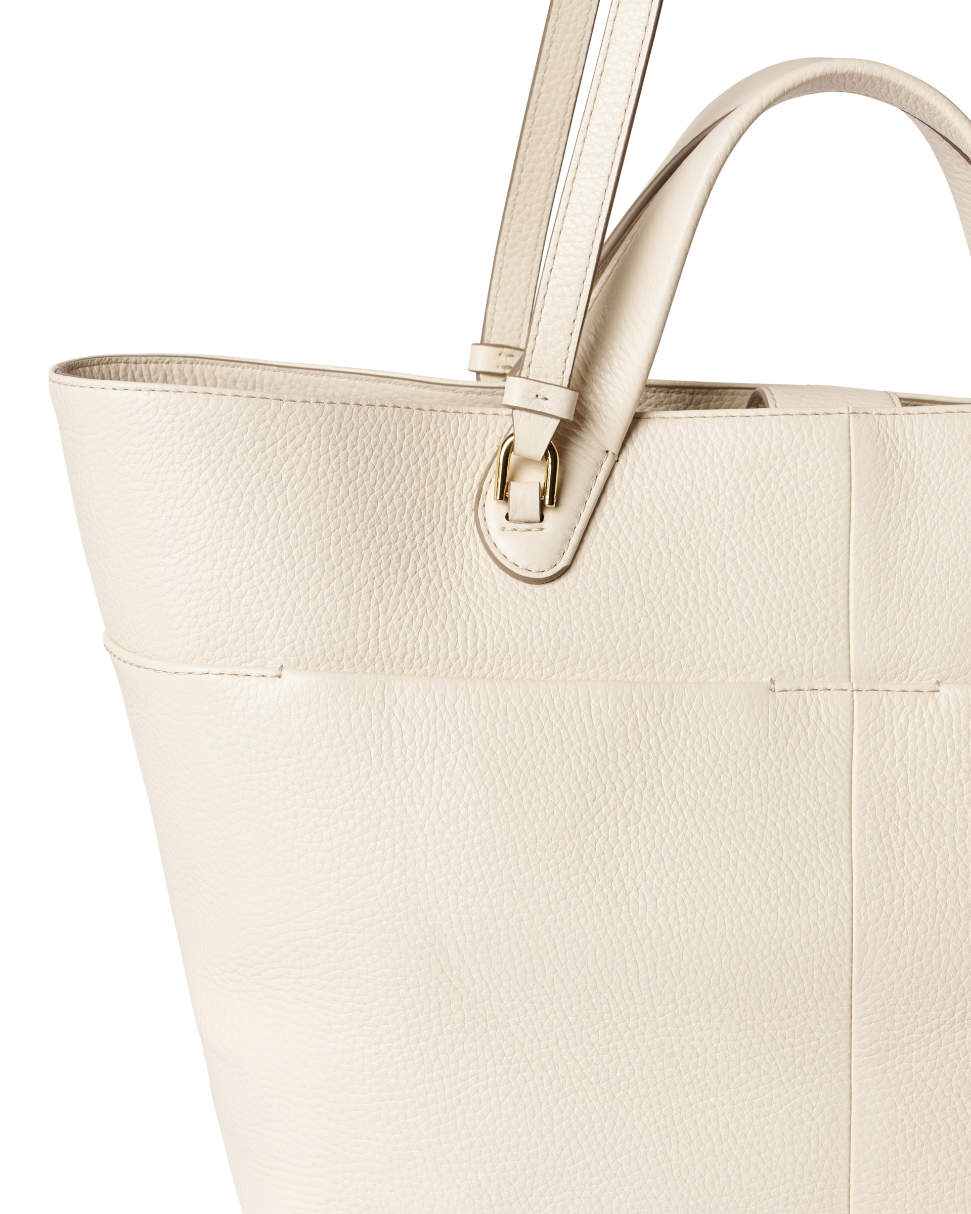 ECCO MEDIUM TOTE - Beige - Detail-1