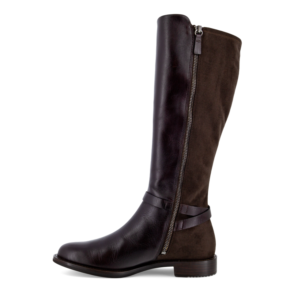 ECCO Women's Sartorelle 25 MM Ankle Boots - Brown - Inside