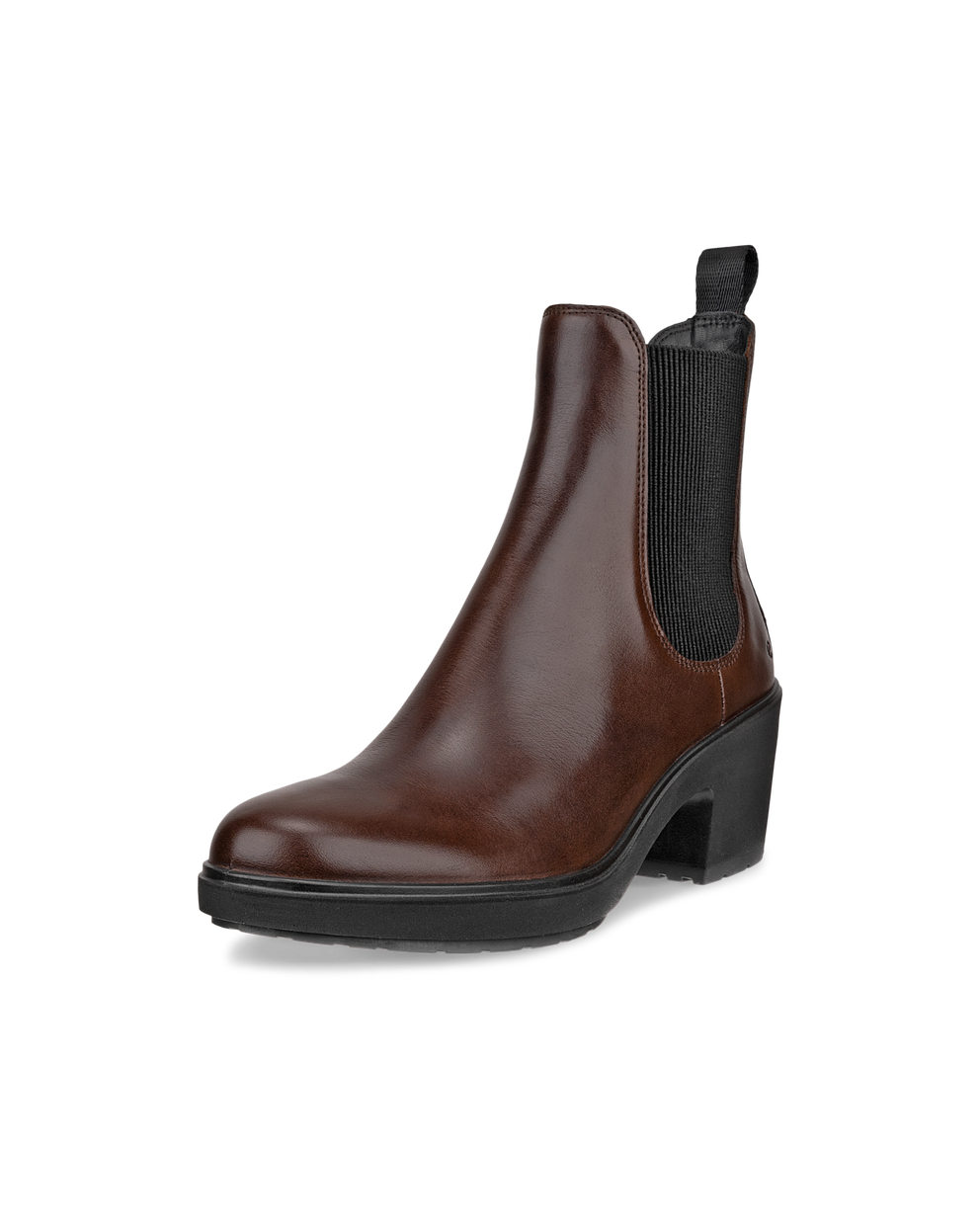 ECCO® Metropole Zurich botte Chelsea en cuir pour femme - Brun - Main