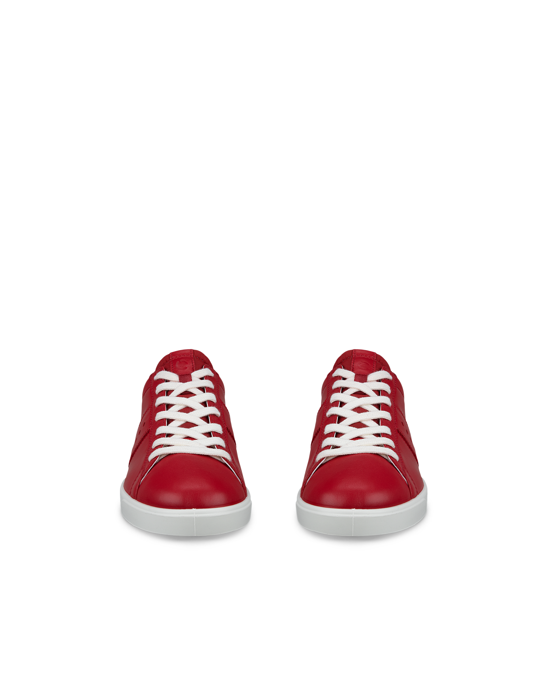 Zapatillas de piel ECCO® Street Lite para mujer - Rojo - Front pair