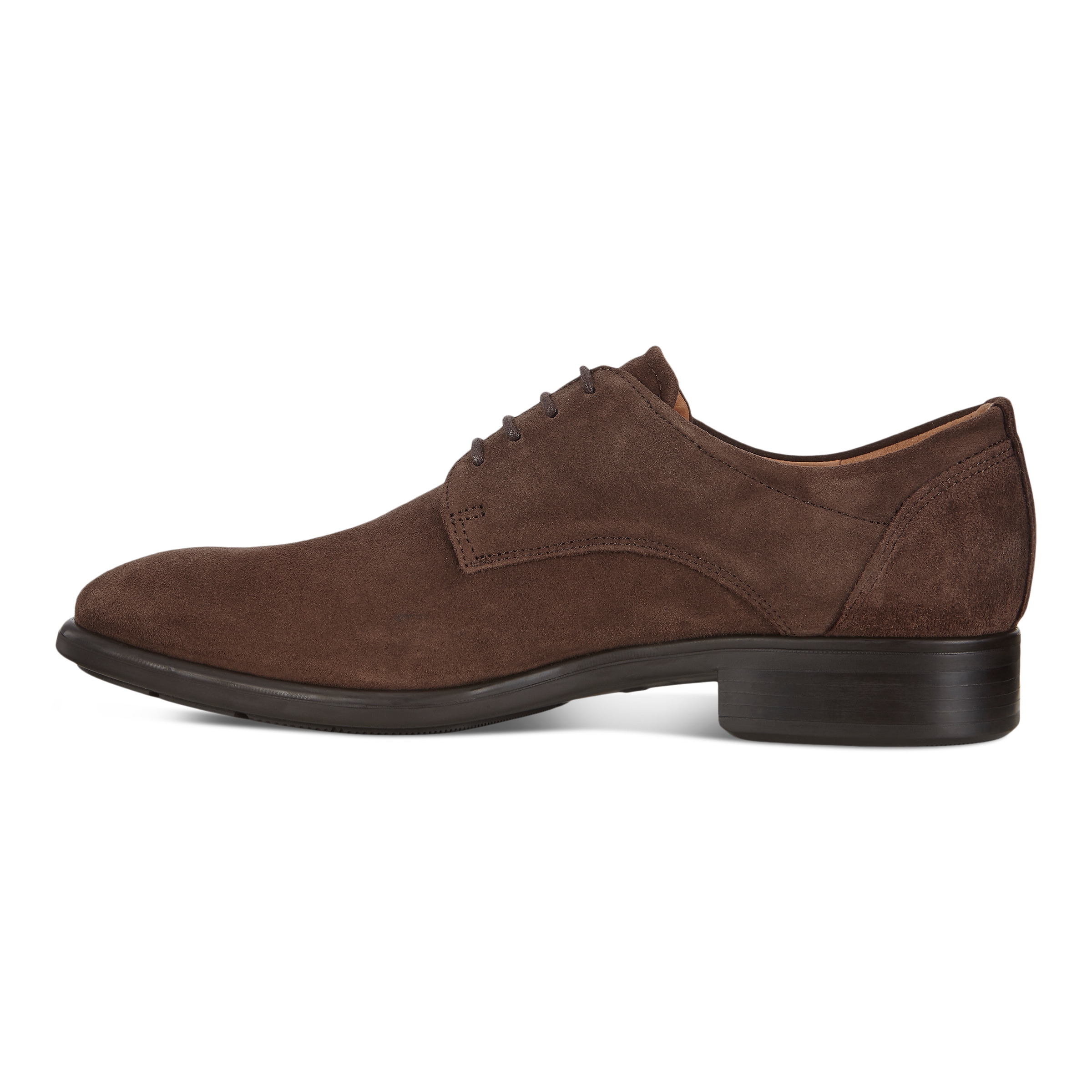 ECCO Citytray Men's Derby - Brown - Inside