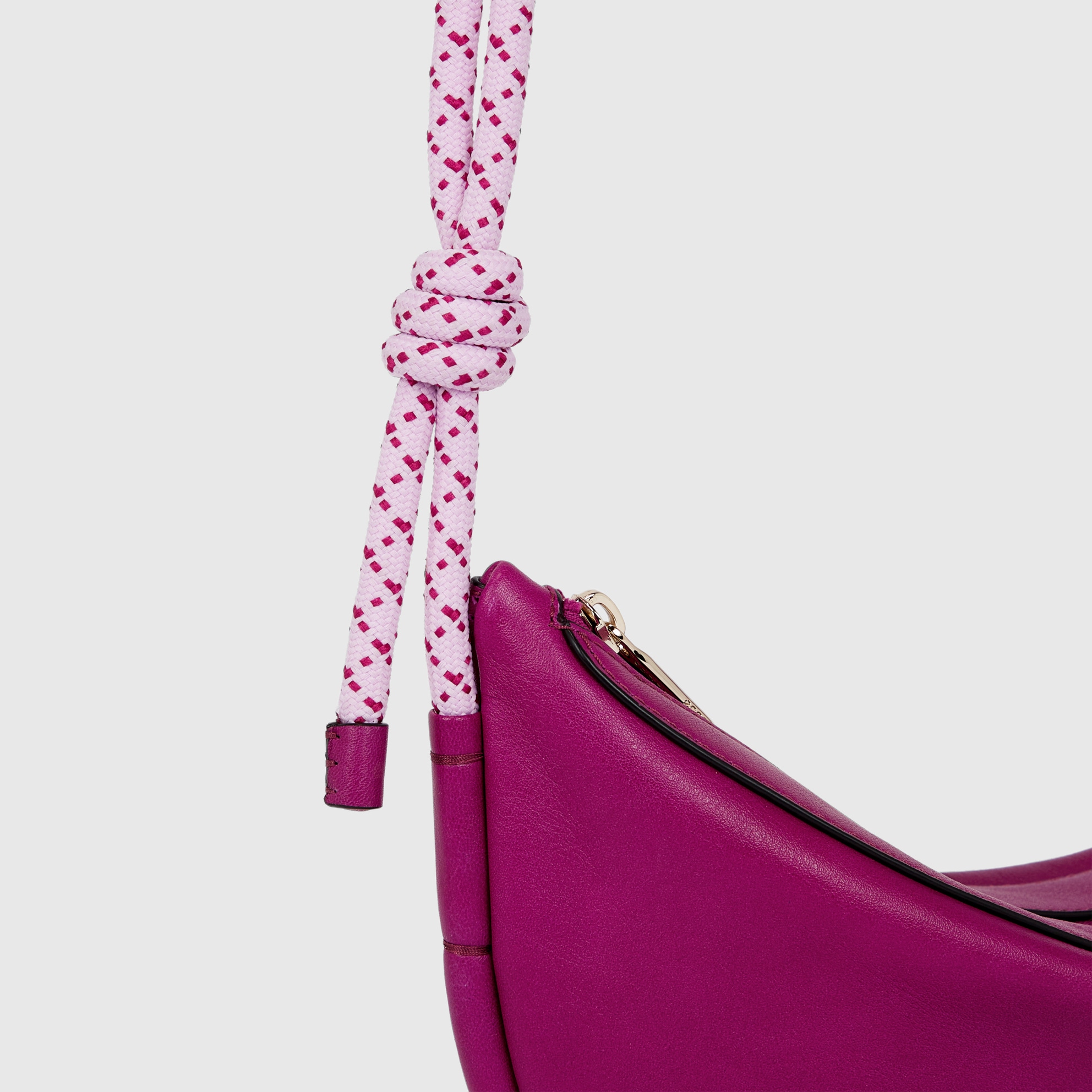 ECCO® Contact Fortune Leather Crossbody Bag - Purple - Detail-2