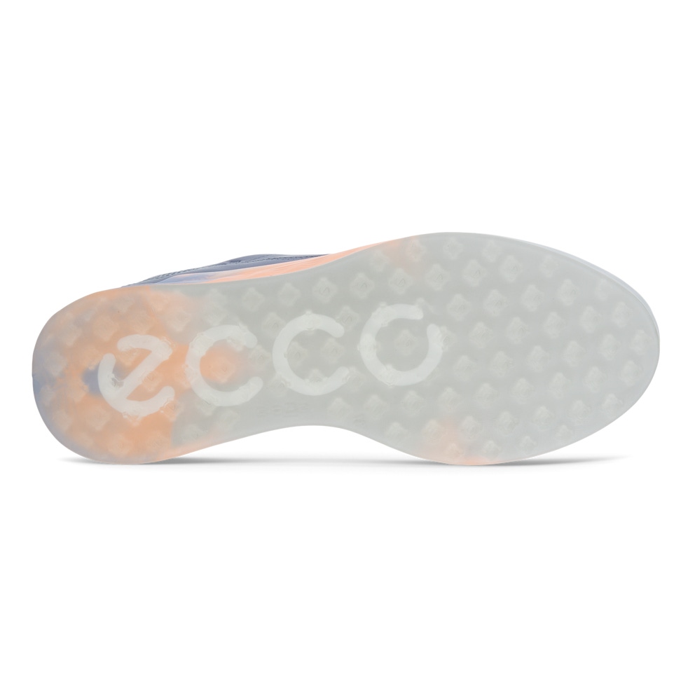 Zapatos golf de piel Gore-Tex ECCO® Golf S-Three para mujer - Azul - Sole