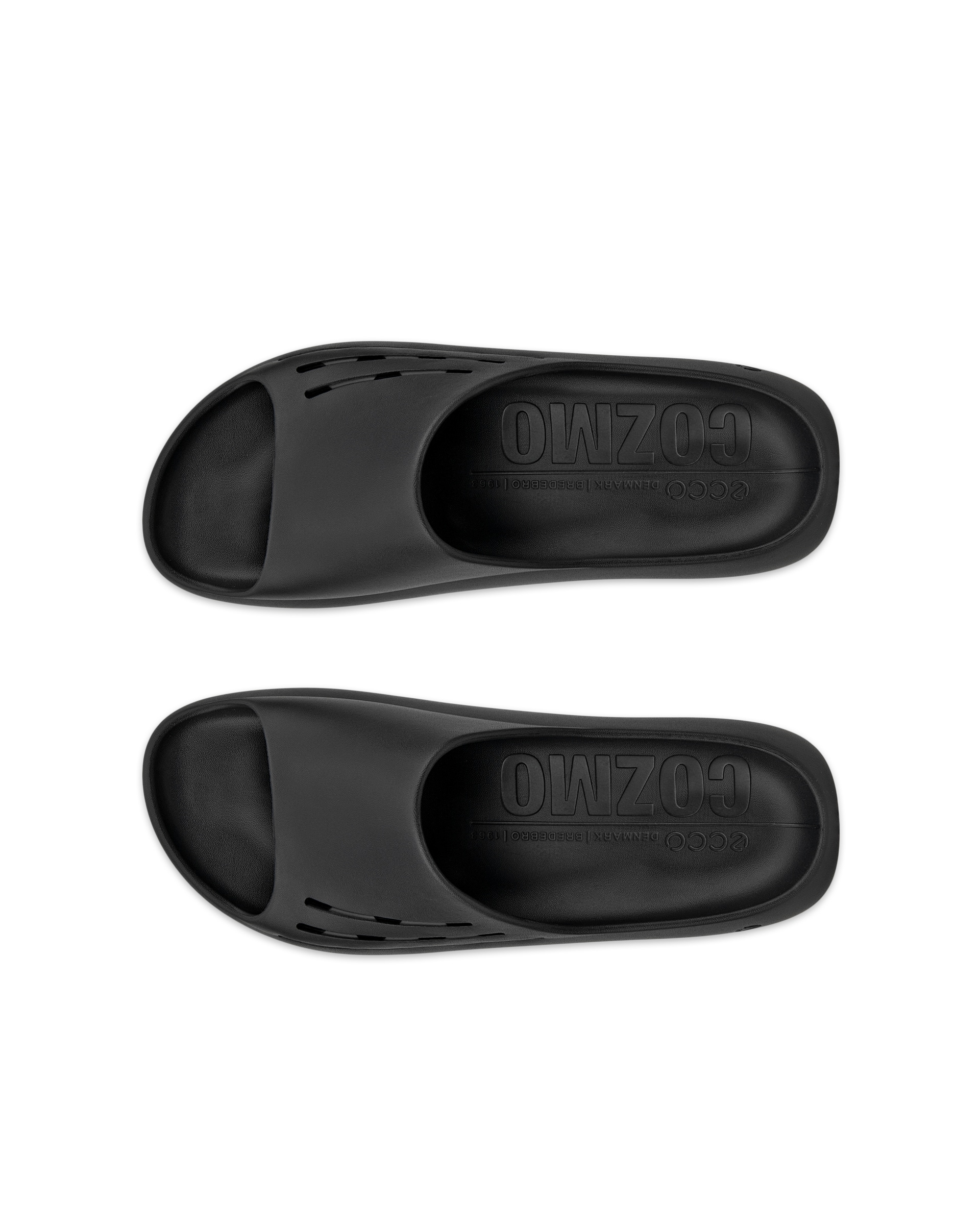 Sandalias ECCO® Cozmo E unisex - Negro - Top left pair