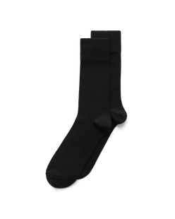 ECCO® Wool Mid-Cut Socks - Black - Main