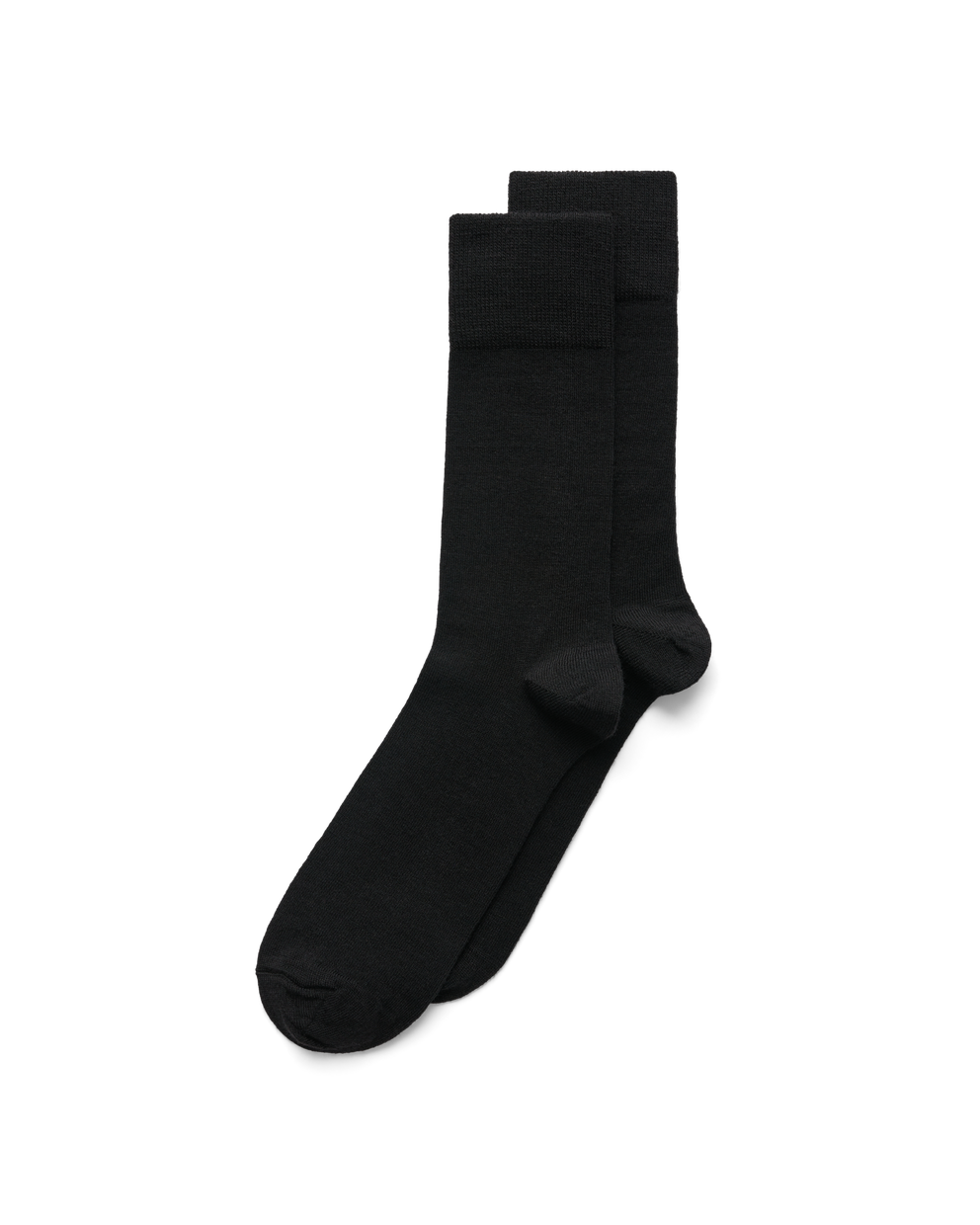 ECCO® Wool Mid-Cut Socks - Black - Main