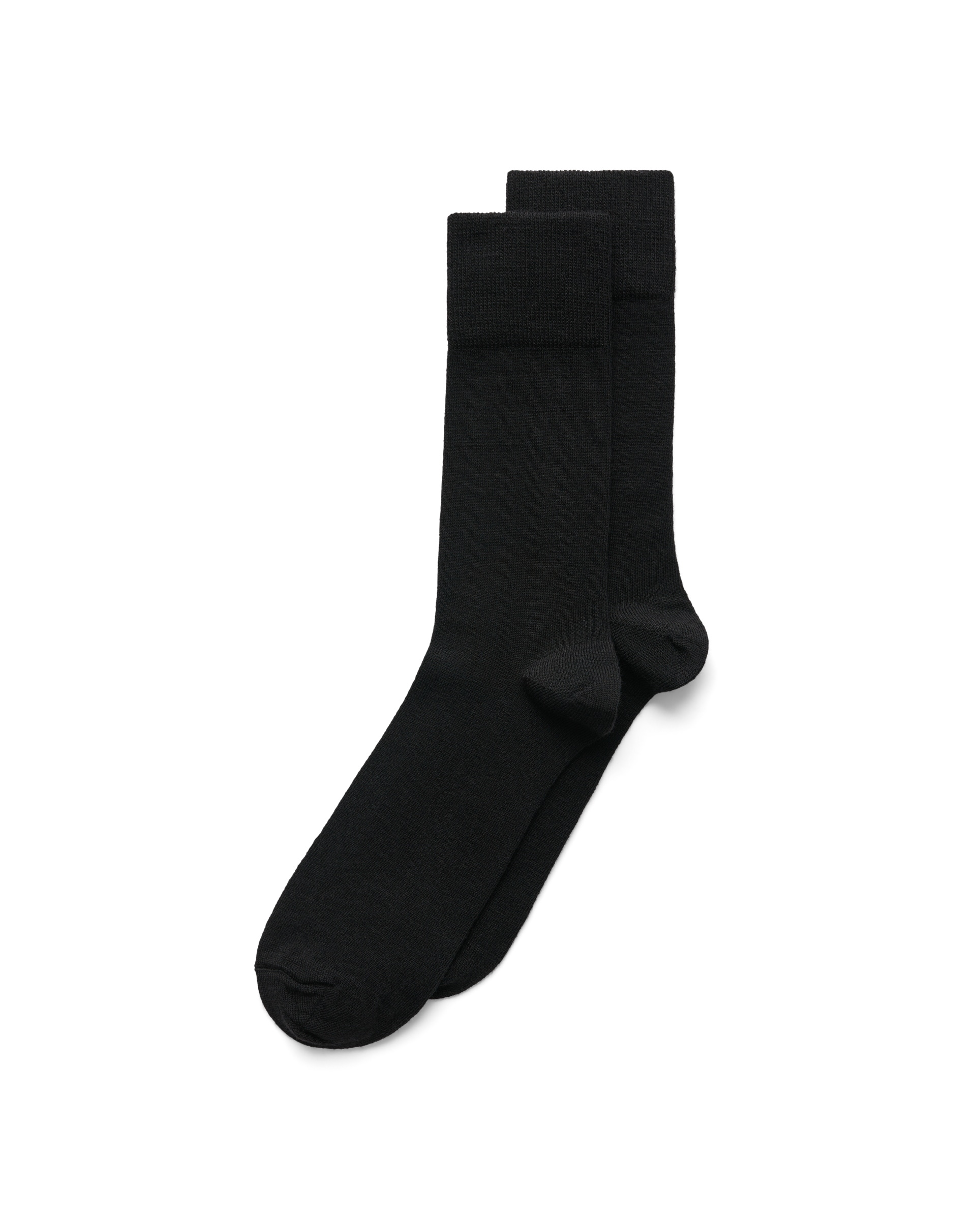 ECCO® Wool Mid-Cut Socks - Black - Main