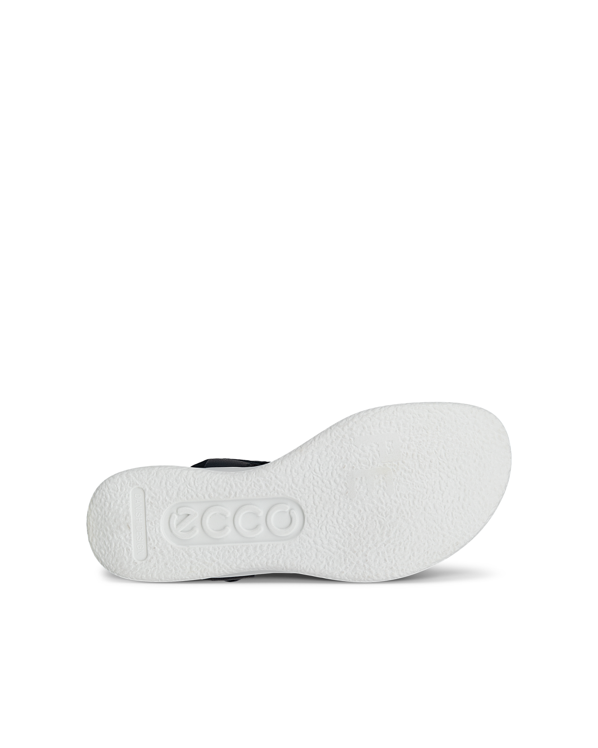 ECCO® Flowt sandale compensée liège et cuir pour femme - Noir - Sole