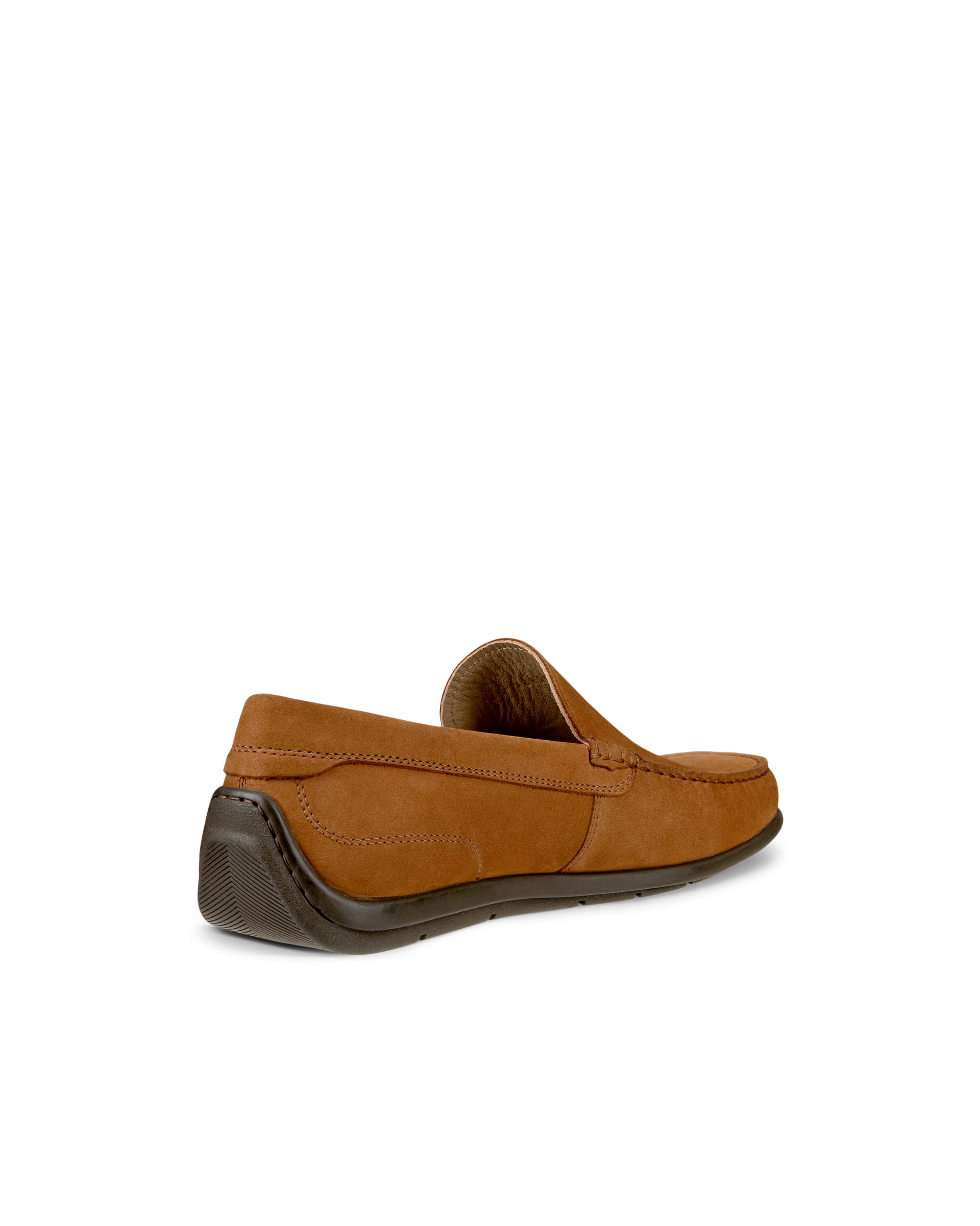 Men's ECCO® Classic Moc 2.0 Leather Slip-On Moc - Brown - Back